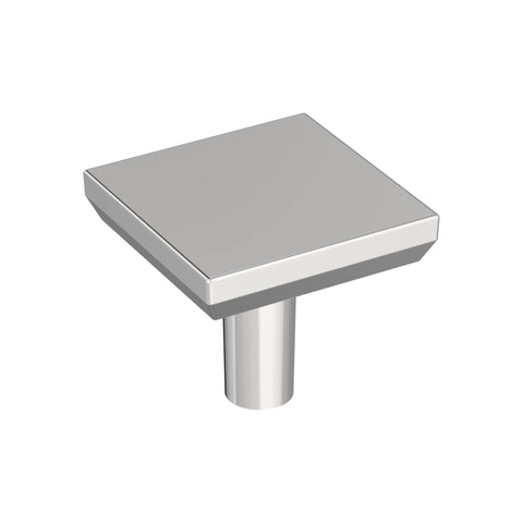 Miseno MCKBK3106 Argus 1-1/16 Inch Square Cabinet Knob - Polished Chrome