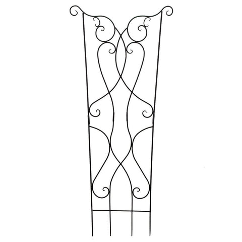 Achla Designs Rococo Wrought Iron Garden Trellis