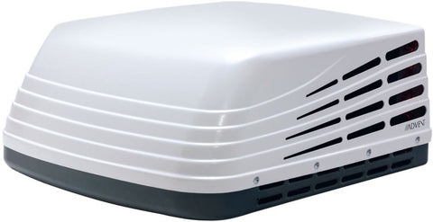 Advent ACM150 Rooftop Air Conditioner, White, 15000 BTUs, 115 Volt AC Power, Three Fan Speeds Installs; Premium, Thick, Watertight Vent Opening Gasket with Six Dense Foam Support Pads