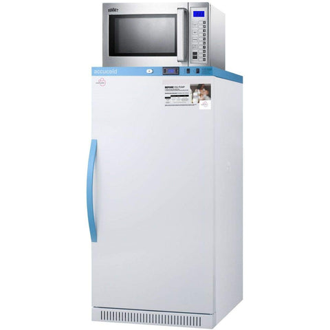 Summit Appliance MLRS8MCLK-SCM1000SS MOMCUBE Refrigerator/Microwave Combination for Easy Storage of Breast Milk and Sanitation of Pumping Equipment