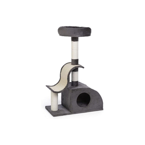 Prevue Pet Products Cool Wave Fun House Cat Tree, 37.25" H