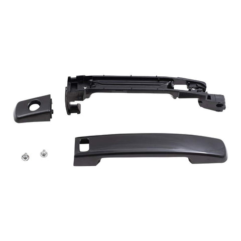 Brock Replacement Drivers Front Outside Exterior Door Handle w/Cover & Keyhole Compatible with 07-12 Altima 80607-JA59A