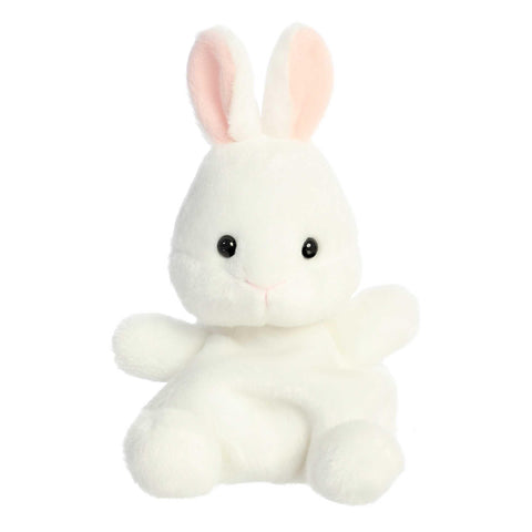 Aurora® Adorable Palm Pals™ Cottontail Bunny Stuffed Animal - Fun Collectible Plush for Kids and Adult Collectors - Perfect for Decorating Rooms and Birthday Gifts - White 4.5 Inches