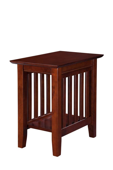 AFI Mission Chair Side Table in Walnut