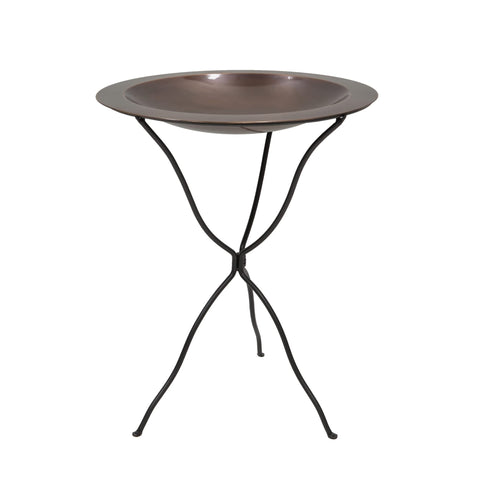 Achla Designs 24" Classic Copper Birdbath with Ring Stand