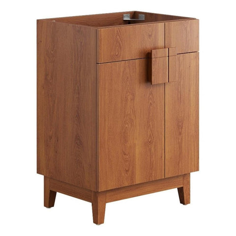Modway EEI-6399-WAL Miles 24” Bathroom Vanity Cabinet (Sink Basin Not Included), Walnut