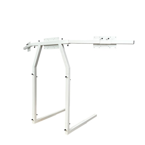 GTR Simulator - GTA Triple Monitor Stands - Large 3 x 39 - White Color