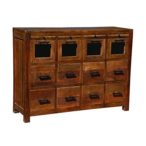 Yosemite Home Decor Antiqued Sideboard, Dark Finish