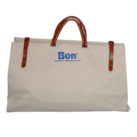 Bon Tool 20 in. Canvas Tool Bag with Leather Straps