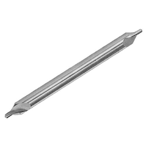 HHIP 5000-0035#4 High Speed Steel Center Drill and Countersink, 1/8" Drill Diameter, 5/16" Body Diameter, 4" OAL