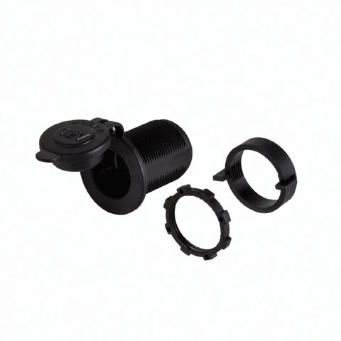 Install Bay - 12V Power Socket Water Resistant W/Cover - Retail Pack (IBR58), Display Products