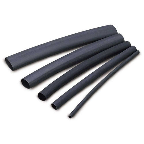 Ancor 304106 Marine Grade Electrical Adhesive Lined Heat Shrink Tubing (3/8-Inch Diameter, 6-Inches Long, Black, 5-Pack)