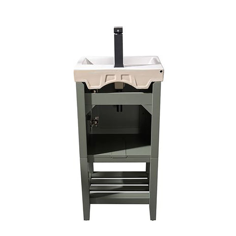 Legion Furniture 18-inch Pewter Green Sink Vanity