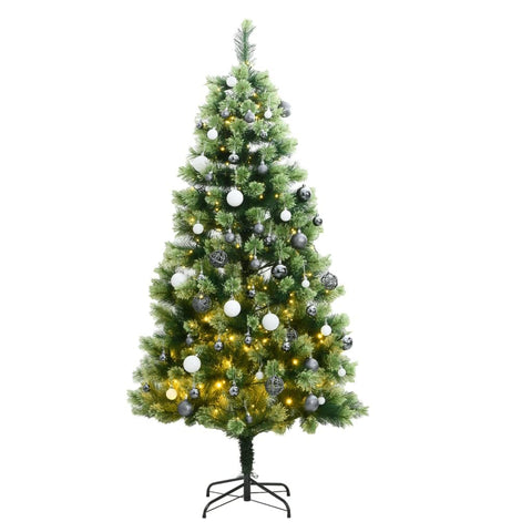 vidaXL Artificial Hinged Christmas Tree