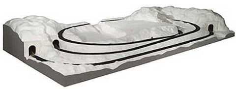 Woodland Scenics HO Scale River Pass Layout Kit