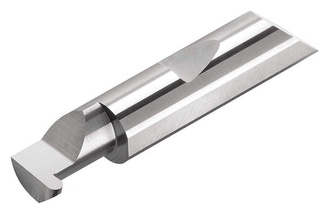 Micro 100 QFR-020-8X Grooving Tool - Quick Change, .020" Width, .030" Proj, .198" Min Bore Dia, 1/2" Max Bore Depth, .0863" Offset, 3/16" Shank Dia, 1-1/2" OAL, AlTiN