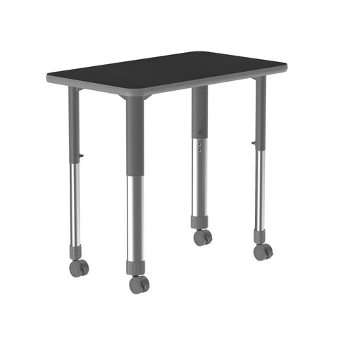 Correll Collaborative Desk with Black Granite Finish AD3420-REC-07-13-13-CK