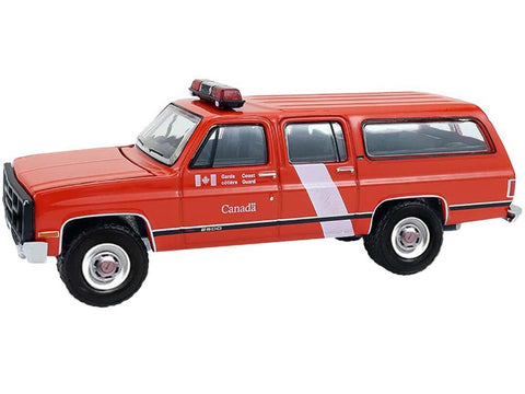 1991 "Canada Coast Guard Red with White Stripes Hot Pursuit - Canada Special Edition Series 1/64 Diecast Model Car by Greenlight 43065F