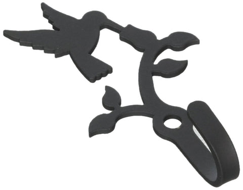 Village Wrought Iron Hummingbird Wall Hook Decorative XSmall
