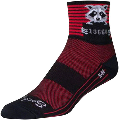 SockGuy Classic 3in Busted Cycling/Running Socks (Busted - S/M)