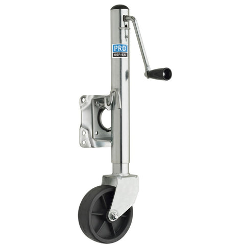 Pro Series EJ10000101 Sidewind Swivel Jack, Black,Silver