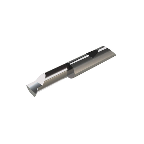 Micro 100 QPR-070300X Profiling Tool - Radial Profiling - Quick Change, .080" Min Bore Dia, .300" Max Bore Depth, .025" Proj, .0238" Offset, .005" Corner Rad, 3/16" Shank Dia, 1-1/2" OAL, AlTiN