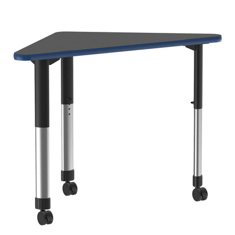 Correll Collaborative Desk with Black Granite Finish AD3041-WING-07-09-37-CK