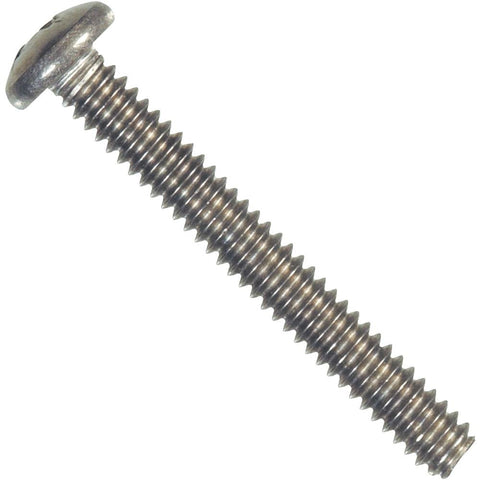Hillman No. 8-32 in. x 3/4 in. L Phillips Pan Head Stainless Steel Machine Screws 100 pk
