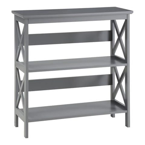 Convenience Concepts Oxford 3 Tier Bookcase, Gray
