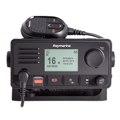 Raymarine E70516, Ray63 Marine VHF Radio, Black, Small
