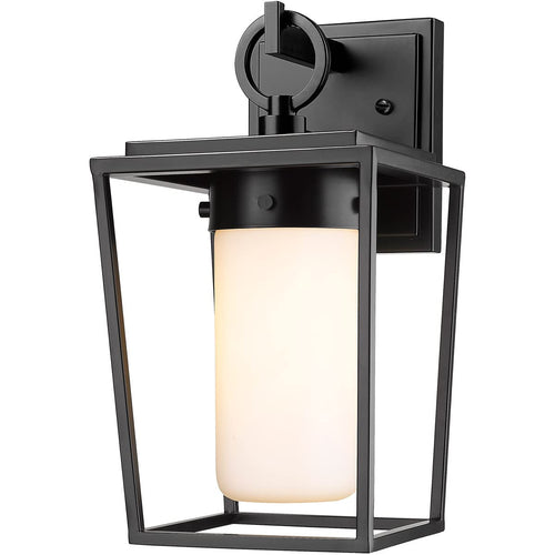 Z-Lite 595S-BK Sheridan Outdoor Wall Sconce, 1-Light 100 Watts, Black