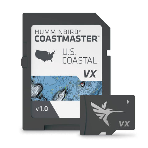 Humminbird CoastMaster U.S. Coastal V1 Map SD Card for Fish Finders
