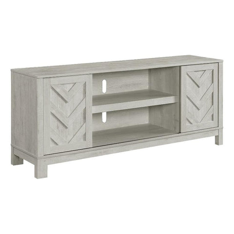 Picket House Furnishings Holmes 70" TV Stand with Sliding Door in White