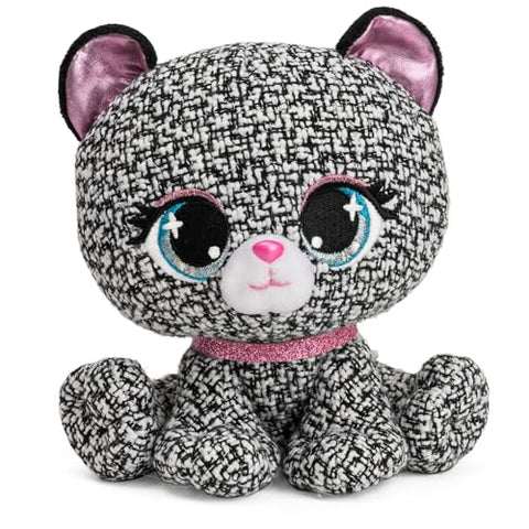 GUND P.Lushes Designer Fashion Pets Khloe O’Bearci Teddy Bear Premium Stuffed Animal, Black and White, 6”