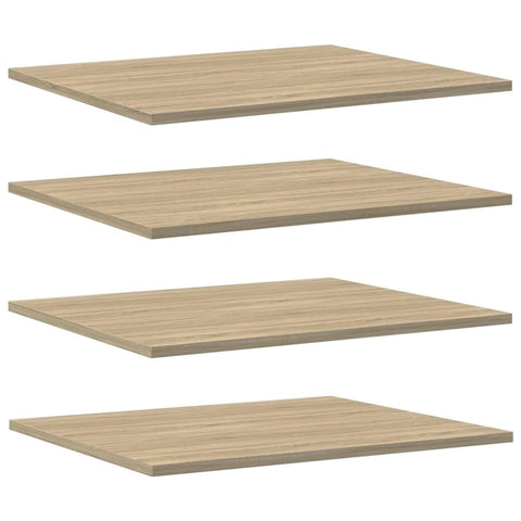 vidaXL Bookshelf Boards 8pcs - Modern Sonoma Oak Finish Engineered Wood Book Shelves Storage Solution - Easy to Clean - 23.6 "x 19.7" x 0.6" Dimensions