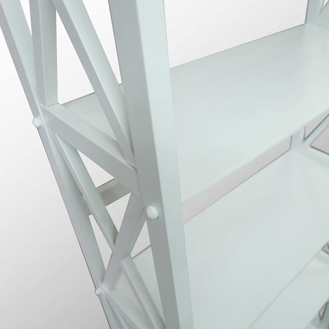 Oakestry Montego 3-Shelf Bookcase, White