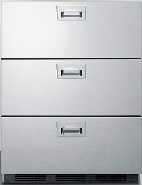 Summit Commercial Two-Drawer ADA All-Refrigerator for Built-in Use SP6DS7ADA