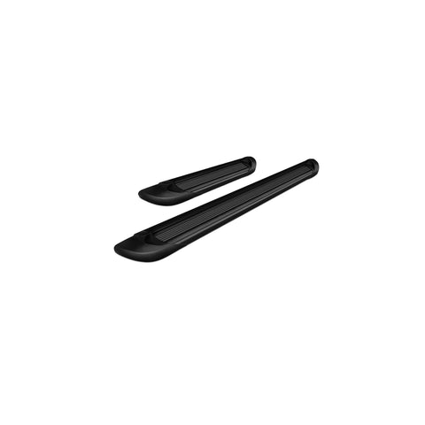 Black Horse Black Aluminum TRANSPORTER Running Boards compatible with 2015-2024 Chevrolet Colorado / 2015-2024 GMC Canyon Crew Cab