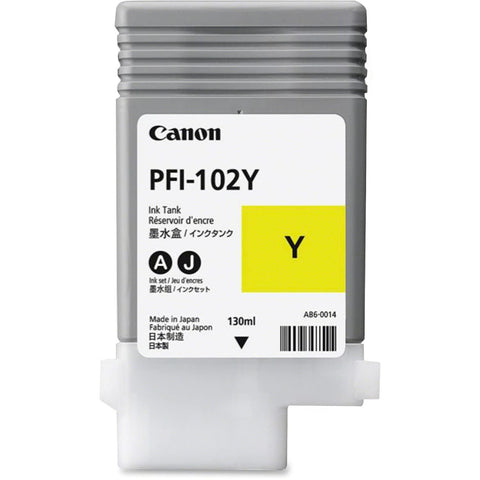 Canon LUCIA Yellow Ink Tank For IPF 500, 600 and 700 Printers - Inkjet - Yellow