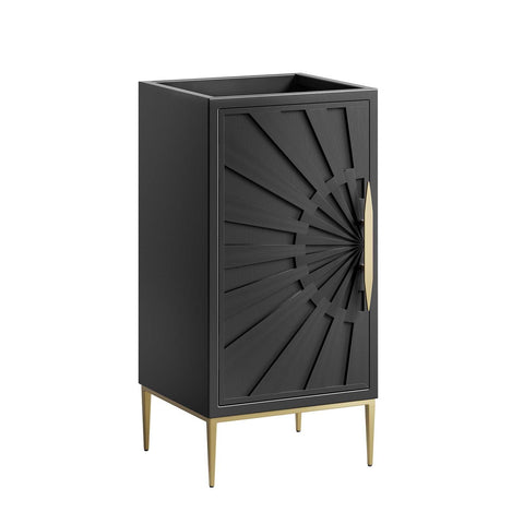Modway Awaken Bathroom Vanity Cabinet, 18", Black