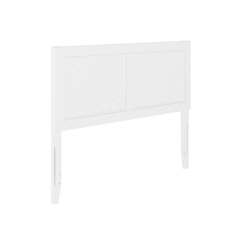 AFI, Canyon Full Solid Wood Rustic Farmhouse Headboard, White