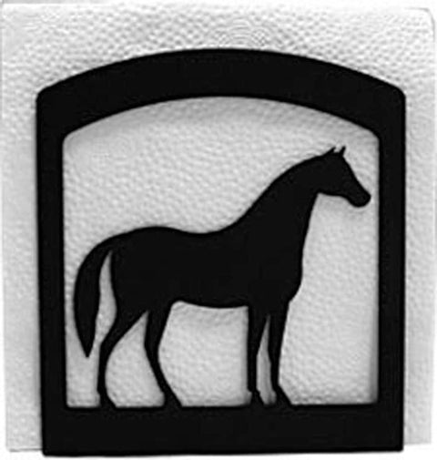 Village Wrought Iron Horse Napkin Holder