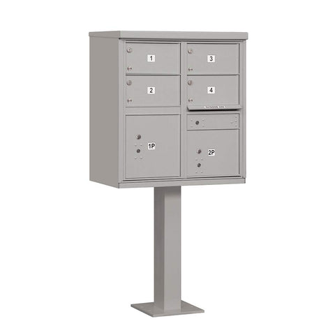 Salsbury Industries 3305GRY-U 4 C Size Doors-Type V-USPS Access Cluster Box Unit Gray
