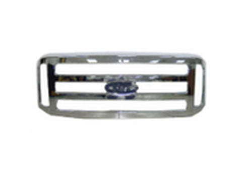 Sherman Parts 580-99-3 GRILLE CHR/GRY FORD F-SERIES SUPER DUTY XLT/LARIAT 05-07