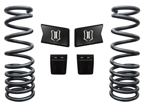 ICON 2.5" Lift, Front, Dual Rate Coil Spring Kit, Compatible with 2003-12 Ram 2500/3500 HD 4WD, 212500