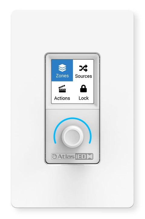 AtlasIED C-ZSV-US Atmosphere Zone, Source, and Volume Wall Controller - White