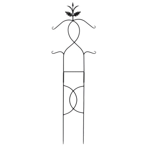 Achla Designs FT-01 Tendrils Plant Support Metal Garden Trellis, Black