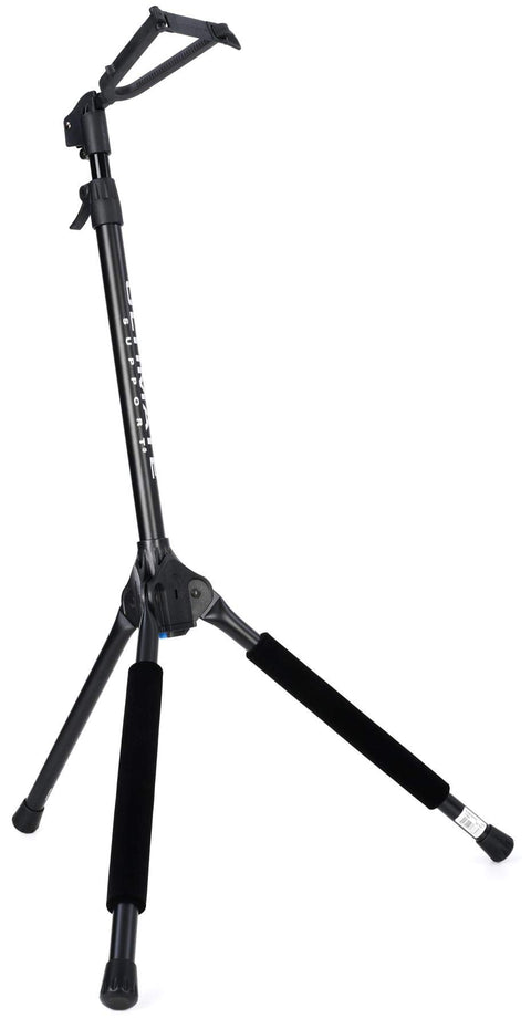 Ultimate Support GS-100+ Genesis Series Plus Guitar Stand w/ Locking Legs, Hanging Yoke, and One-Touch Lock Mechanism