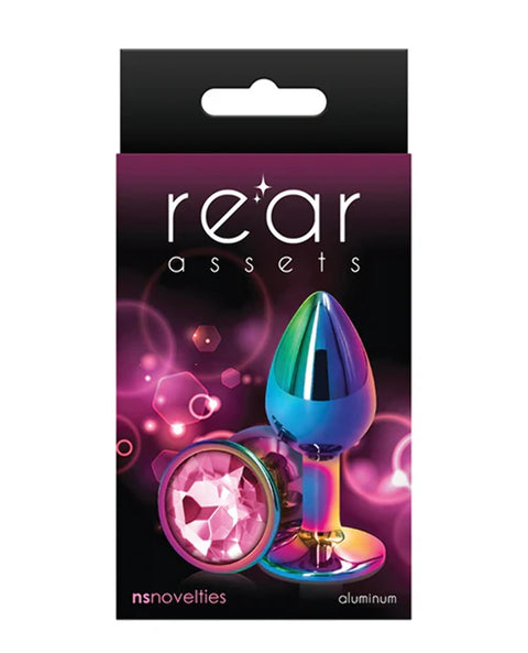 Rear Assets - Multicolor Chrome-plated Round Plug - Medium