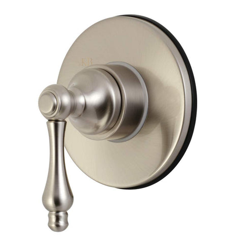 Kingston Brass KS3038AL Three-Way Diverter Valve with Trim Kit, Brushed Nickel